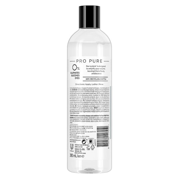 Tresemme Pro Pure Airlight Volume Shampoo 380Ml