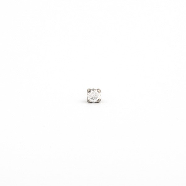 Studex Stainless Steel 3mm CZ Earrings