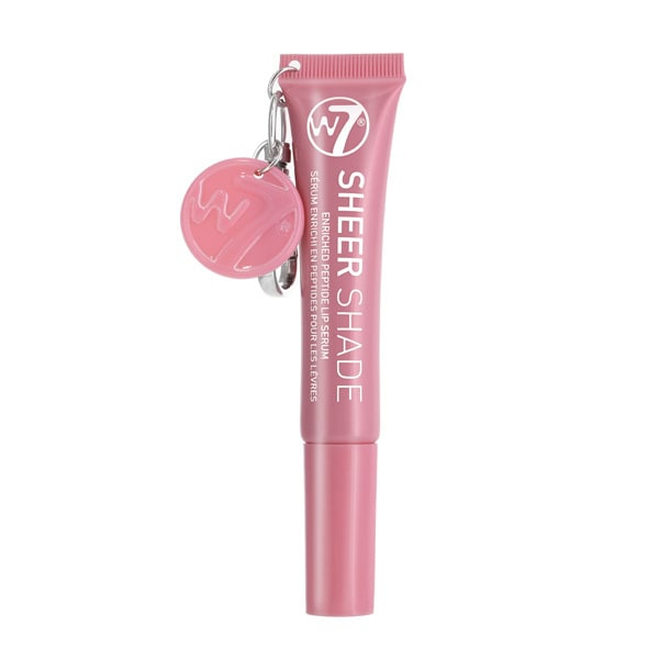W7 Sheer Shade Lip Gloss With Key Ring - Dusk Petal 12Ml