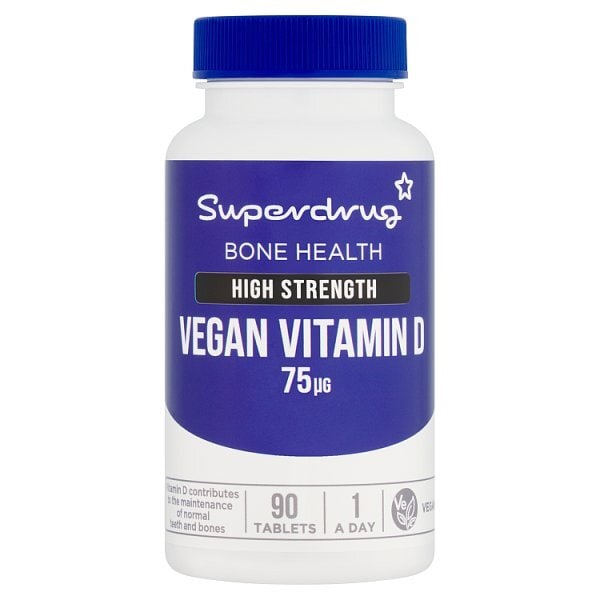 Superdrug High Strength Vegan Vitamin D3 75æg 90s