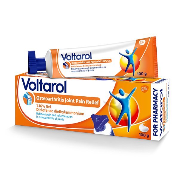 Voltarol Osteoarthritis Joint Pain Relief Gel 1.16% 100g