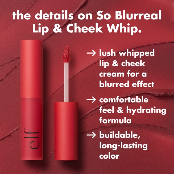 e.l.f. So Blurreal Whipped Lip & Cheek Whip Cina-Cloud