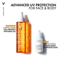 Vichy Capital Soliel Cell Protect Oil Spf50 Body 200Ml