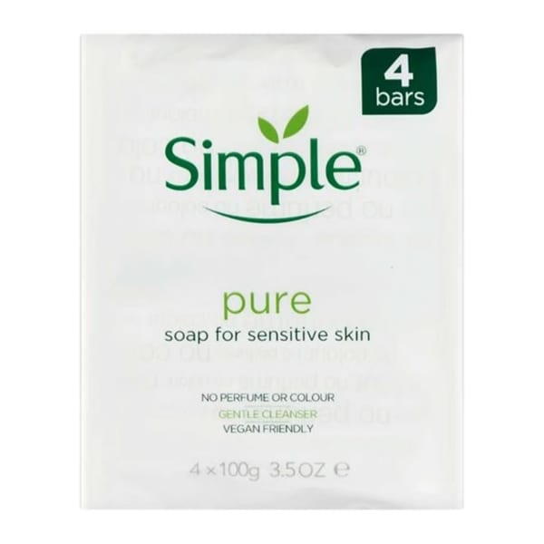Simple Bar Soap 100G 4 Pack