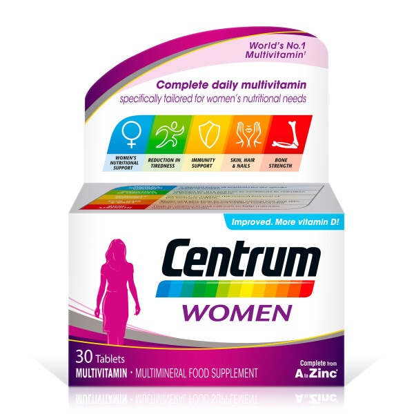 Centrum Women Multivitamins - 30 Tablets