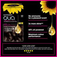 Garnier Olia 5.0 Brown Permanent Hair Dye