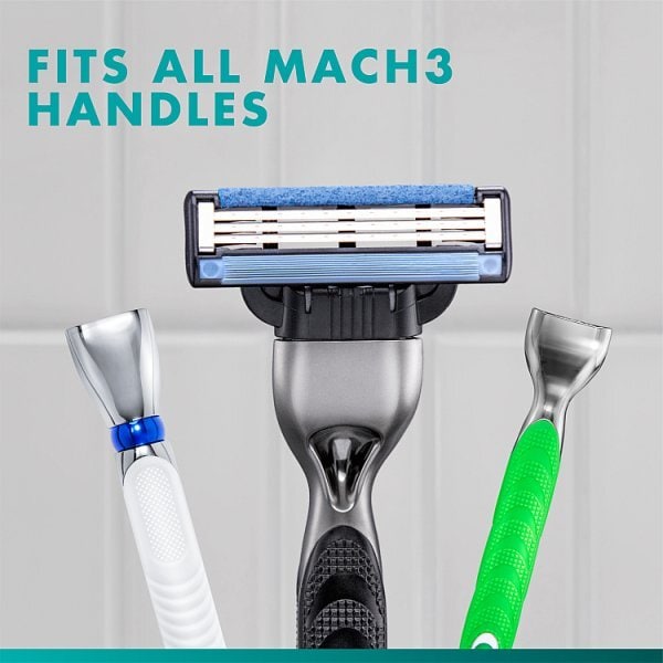 Gillette Mach3 Men's Razor Blade Refills, 12 Count