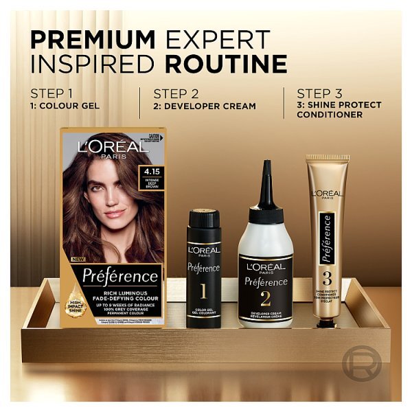 Preference Infinia 4.15 Intense Deep Brown Hair Dye