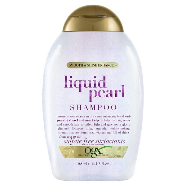 Ogx Smooth And Shine Enhance Liquid Pearl Shampoo 385Ml