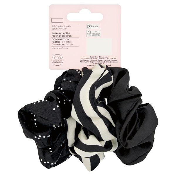 Studio London Sparkle Scrunchies