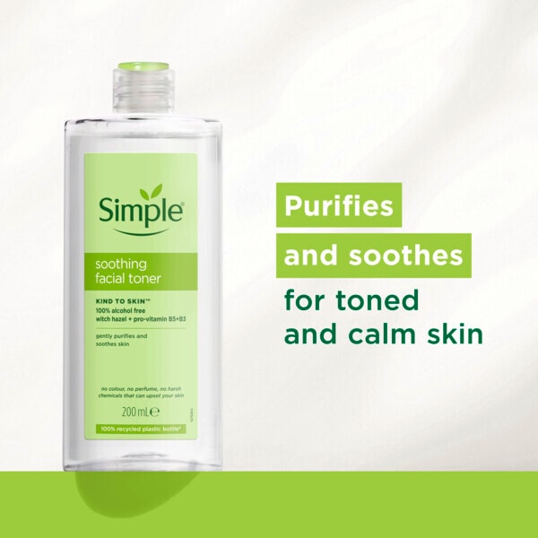 Simple Kind To Skin Soothing Facial Toner 200ml