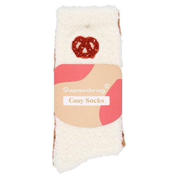 Superdrug Croissant Cosy Socks