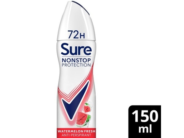 Sure Nonstop Protection Watermelon Fresh Anti-Perspirant Aerosol 150ml
