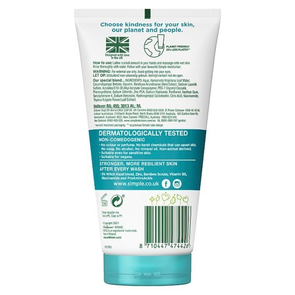 Simple Daily Skin Detox Clear Pore Scrub 150ml