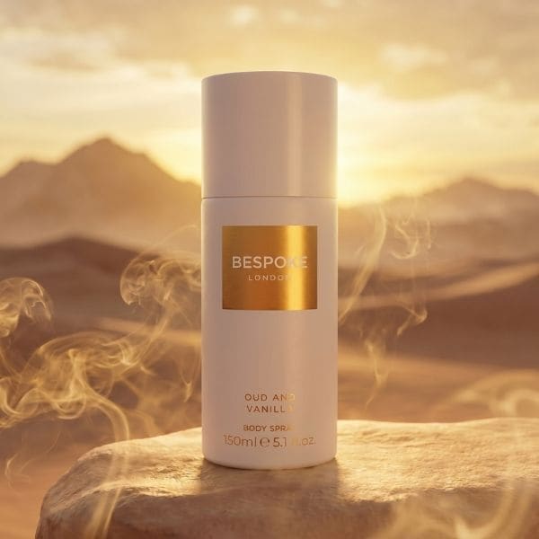 Bespoke Oud and Vanilla body spray 150ml