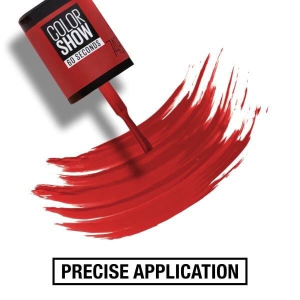 Maybelline Color Show 352 Downtown Red Nail Polish 7ml