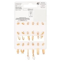 Superdrug Gold Tone Stud/Hoop 9pk
