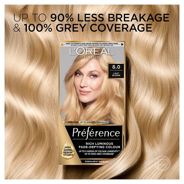 Preference Infinia 8 California Natural Mid Blonde Hair Dye
