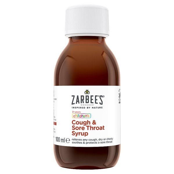 Zarbee's Children's Cough & Sore Throat Syrup 100Ml