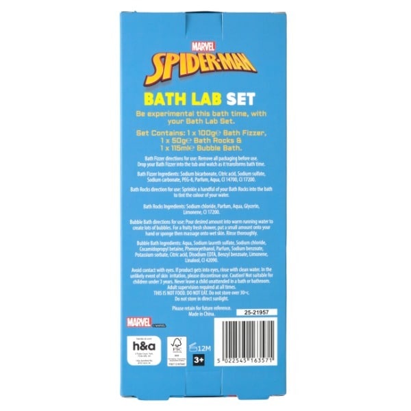 Spiderman Bath Lab Pack