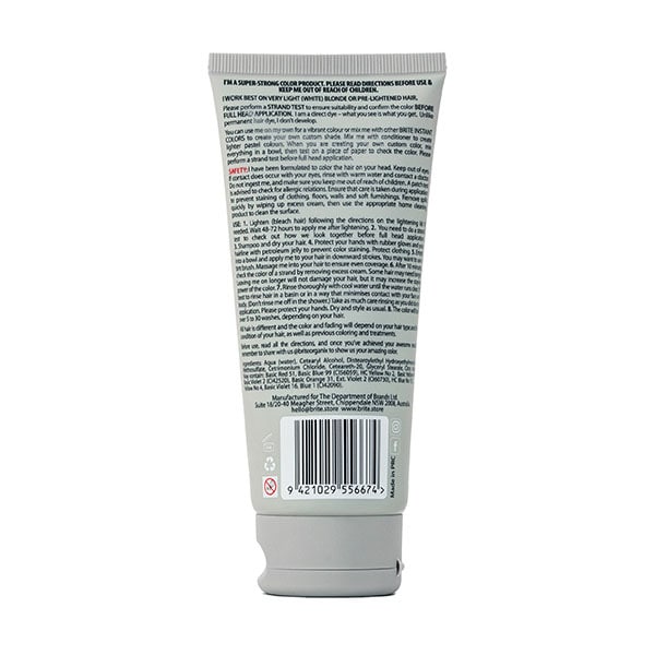Brite Semi Permanent Hair Colour Silver 100ml