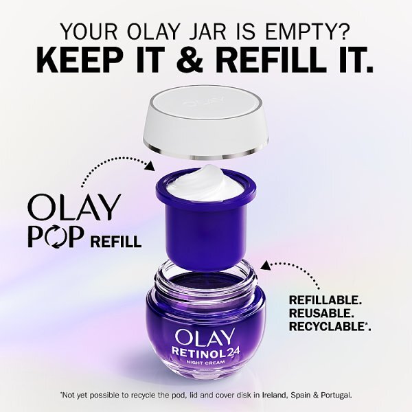 DNR Olay Retinol24 Face Moisturiser Night Cream REFILL 50ml