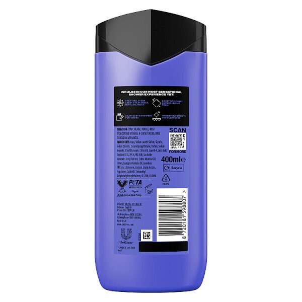 Lynx Fine Fragrance Collection Blue Lavender Premium Body Wash 400 ml