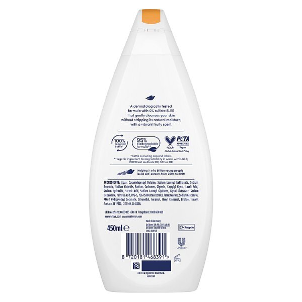 Dove Fruity Nourish Body Wash 450ml