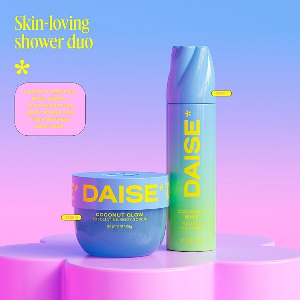 Daise Foaming Body Wash Coconut 265 Ml