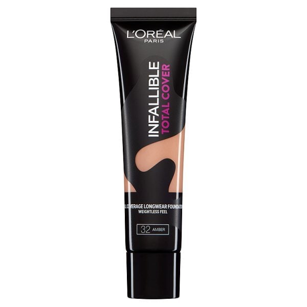 L'Oreal Infallible Total Cover Foundation 32 Amber