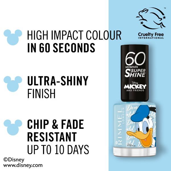 DNR RIMMEL 60 SECONDS NAIL POLISH DONALD