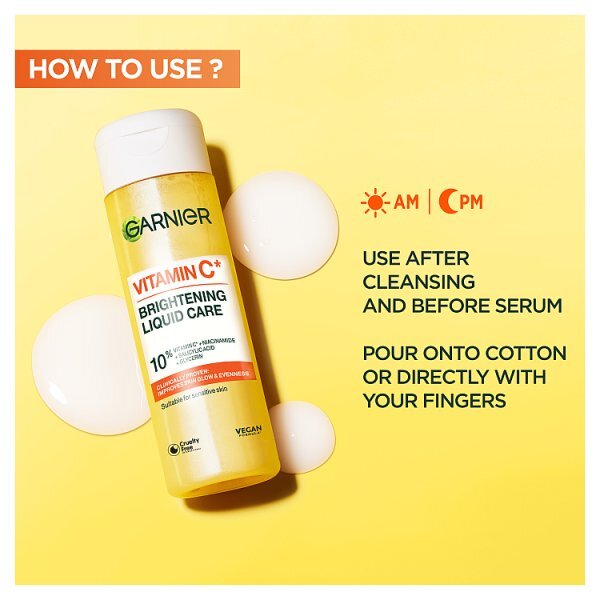 Garnier Vitamin C Brightening Toner Niacinamide Salicylic