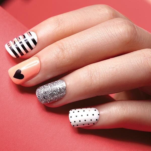DNR Kiss Impress Fake Nails - Night Fever