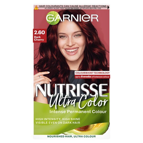 Garnier Nutrisse Ultra Permanent Hair Dye Dark Cherry 2.6