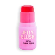 Revolution Jelly Blush Stick Lip Cheek Stain Strawberry Pink