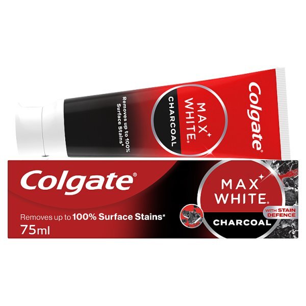 Colgate Max White Charcoal Whitening Toothpaste 75ml