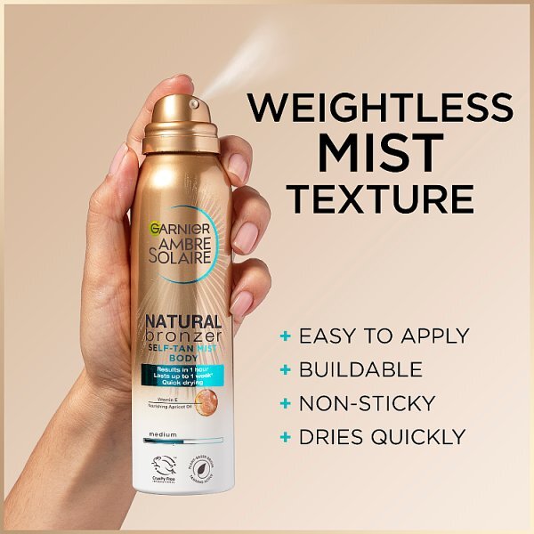 Ambre Solaire No Streaks Medium Self Tan Body Mist 150ml