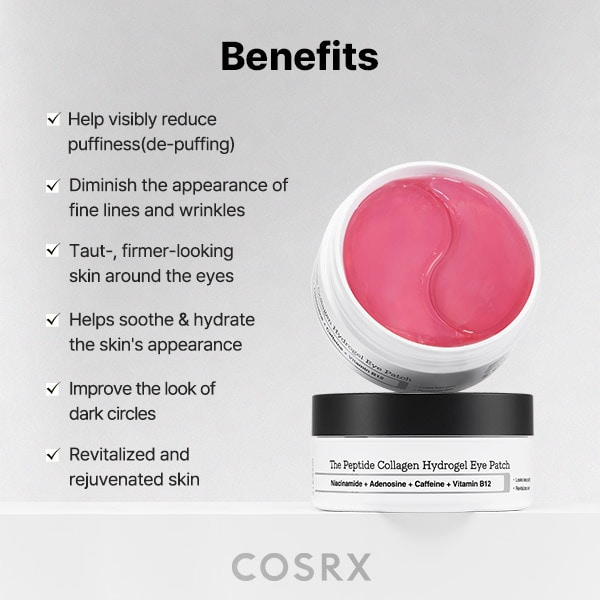 Cosrx The Peptide Collagen Hydrogel Eye Patch 60 Patches