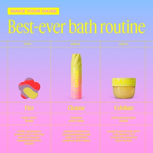 Daise Bath Bomb Fizzed Up 198G