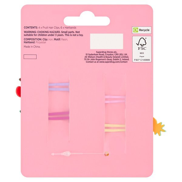 Superdrug Fantasy Fruit Hair Accessory Set