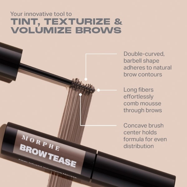 Morphe Brow Tease Volumizing Mousse - Chocolate Mousse