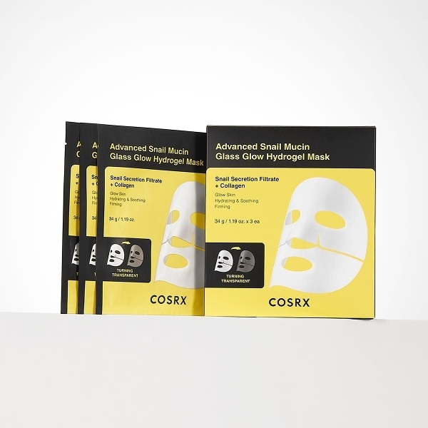 Advanced Snail Mucin Glass Glow Hydrogel Mask