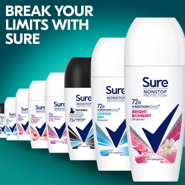 Sure Antiperspirant Deo Roll On Nonstop Pure Fresh 50ml