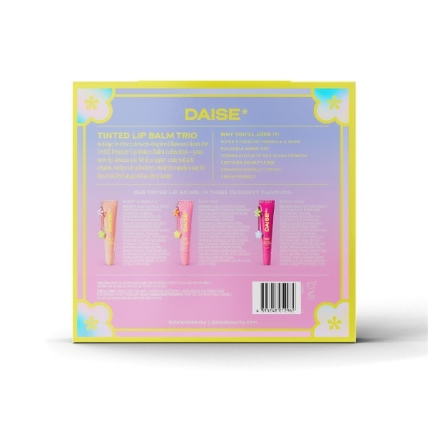 Daise Tinted Lip Balm Trio Christmas Beauty Gift Set
