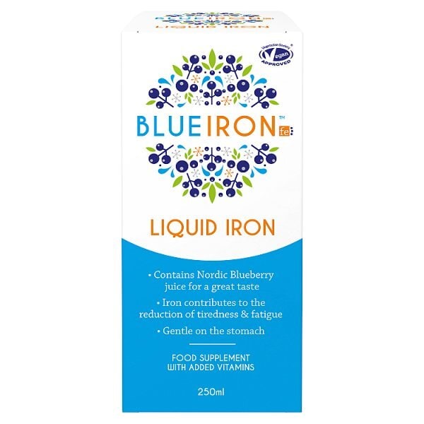 Blueiron Liquid Iron Supplement With Added Vitamins 250ml