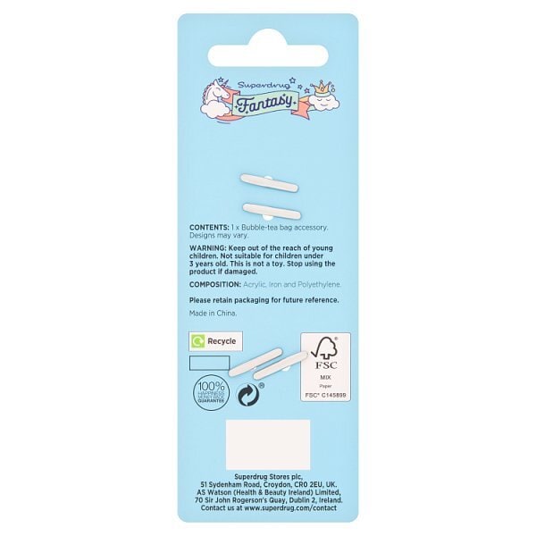 Superdrug Fantasy Keychain Bubble Tea