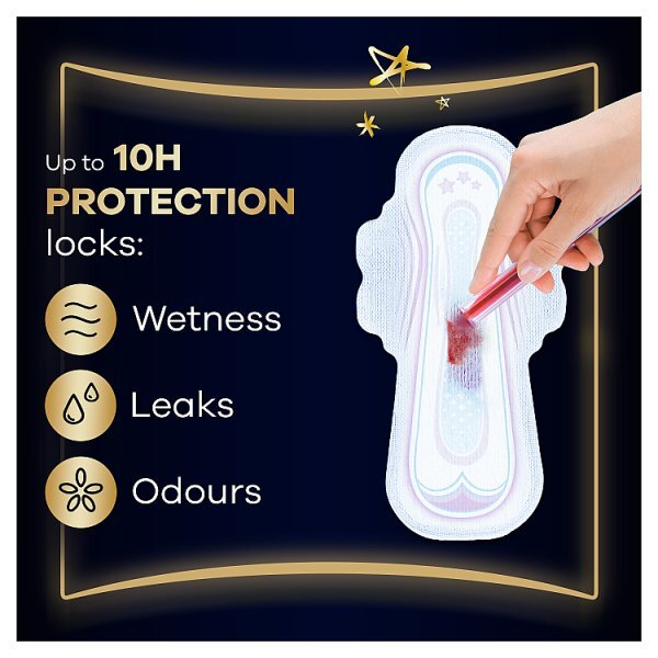 Always Ultra Sanitary Towels Secure Night (S4) Wings