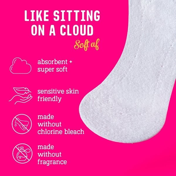 Flo Bamboo Panty Liners Wrapped + Ultra Thin (24 liners)