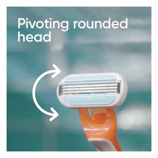 DNR Gillette Venus Riviera Women's Disposable Razors, 2 Pack