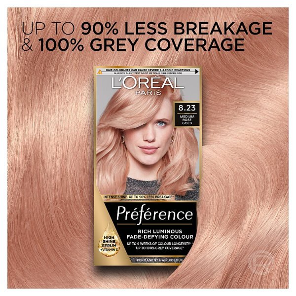L'Oréal Paris Preference 8.23 Medium Rose Gold